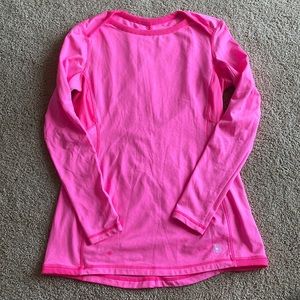 Pink workout top